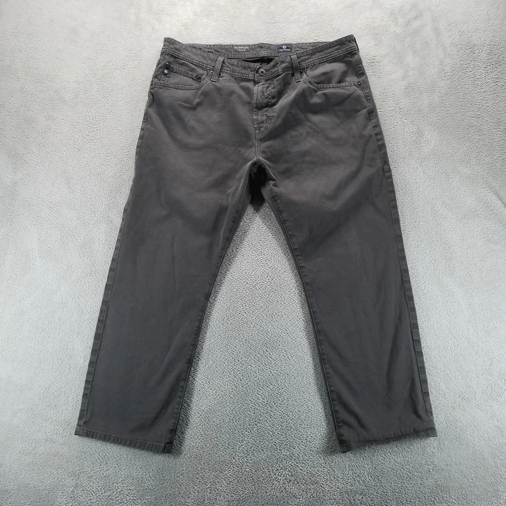AG Adriano Goldschmied Jeans‎ Mens 38 Gray Everett Straight Stretch Comfort